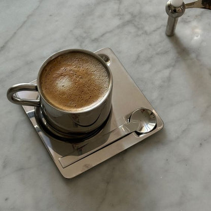 Stainless Espresso Coffee Cup Set