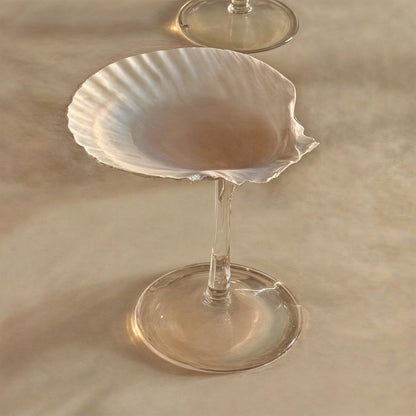 The Seaside Sipping Set: Shell Cocktail Glass Bundle