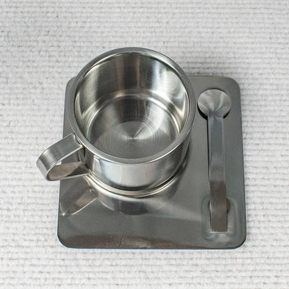 Stainless Espresso Coffee Cup Set