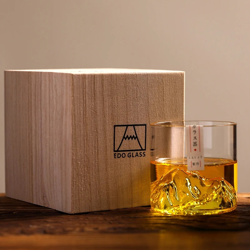 Mountain Whisky Glass Tumbler