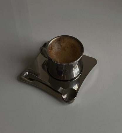 Stainless Espresso Coffee Cup Set