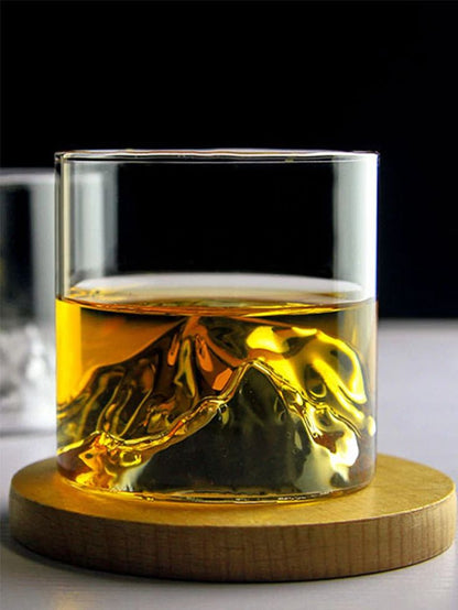 Mountain Whisky Glass Tumbler